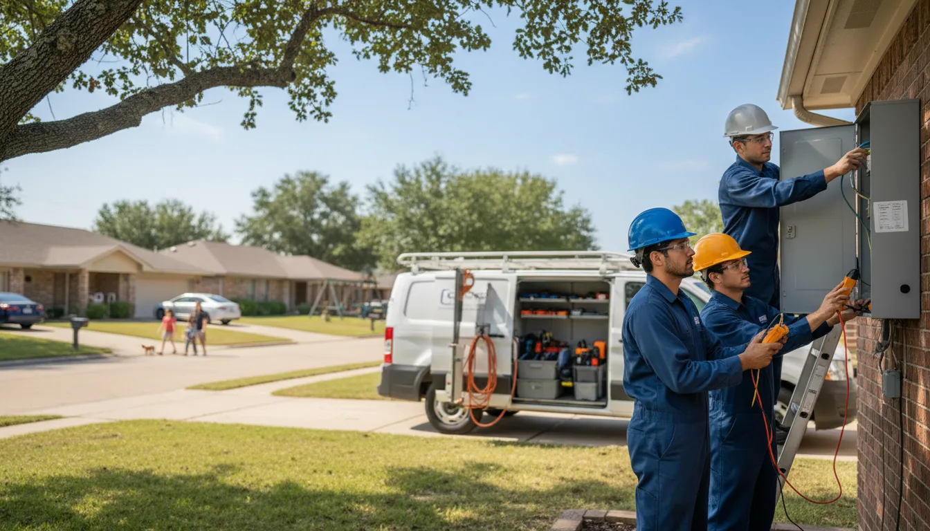 Certified electrician providing emergency electrical services in Stanley, WI